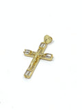 Gold Crucifix Cross Pendant
