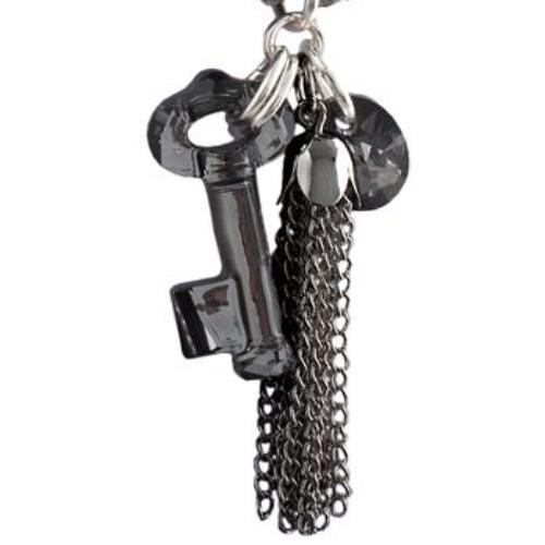 Tassel Chain 35mm Gunmetal Chain Tassel | Fashion Jewellery Outlet | Fashion Jewellery Outlet