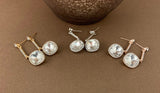 Crystal Diamond shape Earrings, Rose Gold | Fashion Jewellery Outlet | Fashion Jewellery Outlet