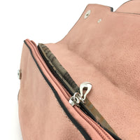 Pink Chain Detail Faux Leather Clutch | Fashion Jewellery Outlet | Fashion Jewellery Outlet