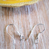 925 Shiny Simple Fish Hook Earwire | Fashion Jewellery Outlet | Fashion Jewellery Outlet