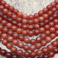6mm Red Carnelian Beads | Fashion Jewellery Outlet | Fashion Jewellery Outlet