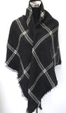Blanket Scarf, Square Scarf, Winter Scarf | Fashion Jewellery Outlet | Fashion Jewellery Outlet
