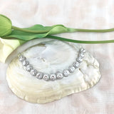 Cubic Zirconia Round Bridal Bracelet | Fashion Jewellery Outlet | Fashion Jewellery Outlet