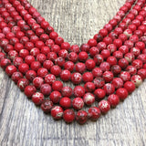 6mm Imperial Sediment Red Bead | Fashion Jewellery Outlet | Fashion Jewellery Outlet