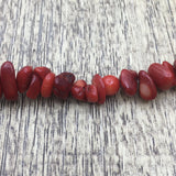 Red Coral Chips Beads | Fashion Jewellery Outlet | Fashion Jewellery Outlet