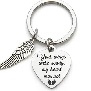 Your Wings were ready my... Custom Keychain | Fashion Jewellery Outlet | Fashion Jewellery Outlet