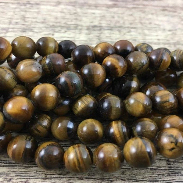 6mm Tiger Eye Bead | Fashion Jewellery Outlet | Fashion Jewellery Outlet