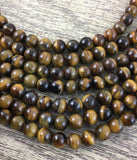 12mm Tiger Eye Bead | Fashion Jewellery Outlet | Fashion Jewellery Outlet
