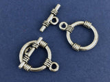 12 Sets Antique Silver Toggle for Jewellery | Fashion Jewellery Outlet | Fashion Jewellery Outlet