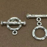 2 Sets of Small Round Jewelry Toggle | Fashion Jewellery Outlet | Fashion Jewellery Outlet