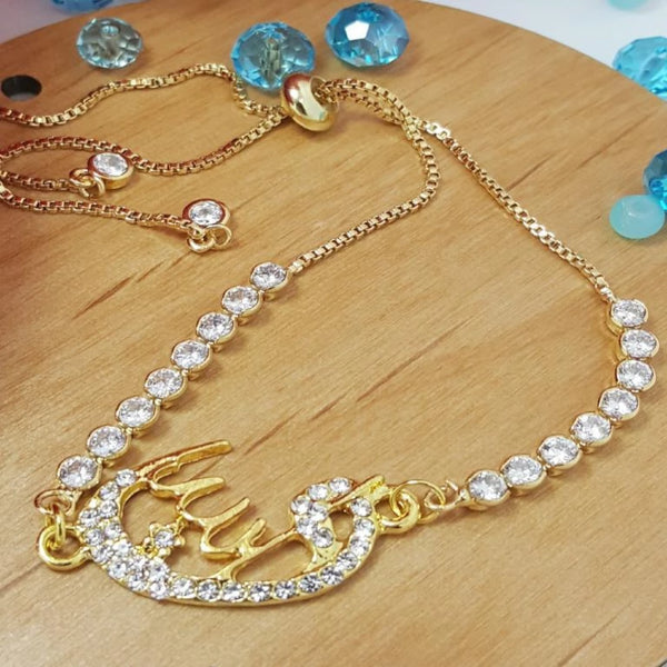 Allah Bracelet, Adjustable Connector Chain | Fashion Jewellery Outlet | Fashion Jewellery Outlet