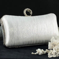Silver Wedding Clutch | Fashion Jewellery Outlet | Fashion Jewellery Outlet