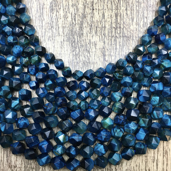 Teal Blue Tiger Eye Beads | Fashion Jewellery Outlet | Fashion Jewellery Outlet