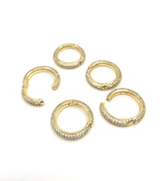 18k Gold Plated Endless Clicker Lock | Fashion Jewellery Outlet | Fashion Jewellery Outlet