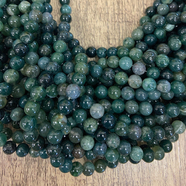 Moss Agate Beads | Fashion Jewellery Outlet | Fashion Jewellery Outlet