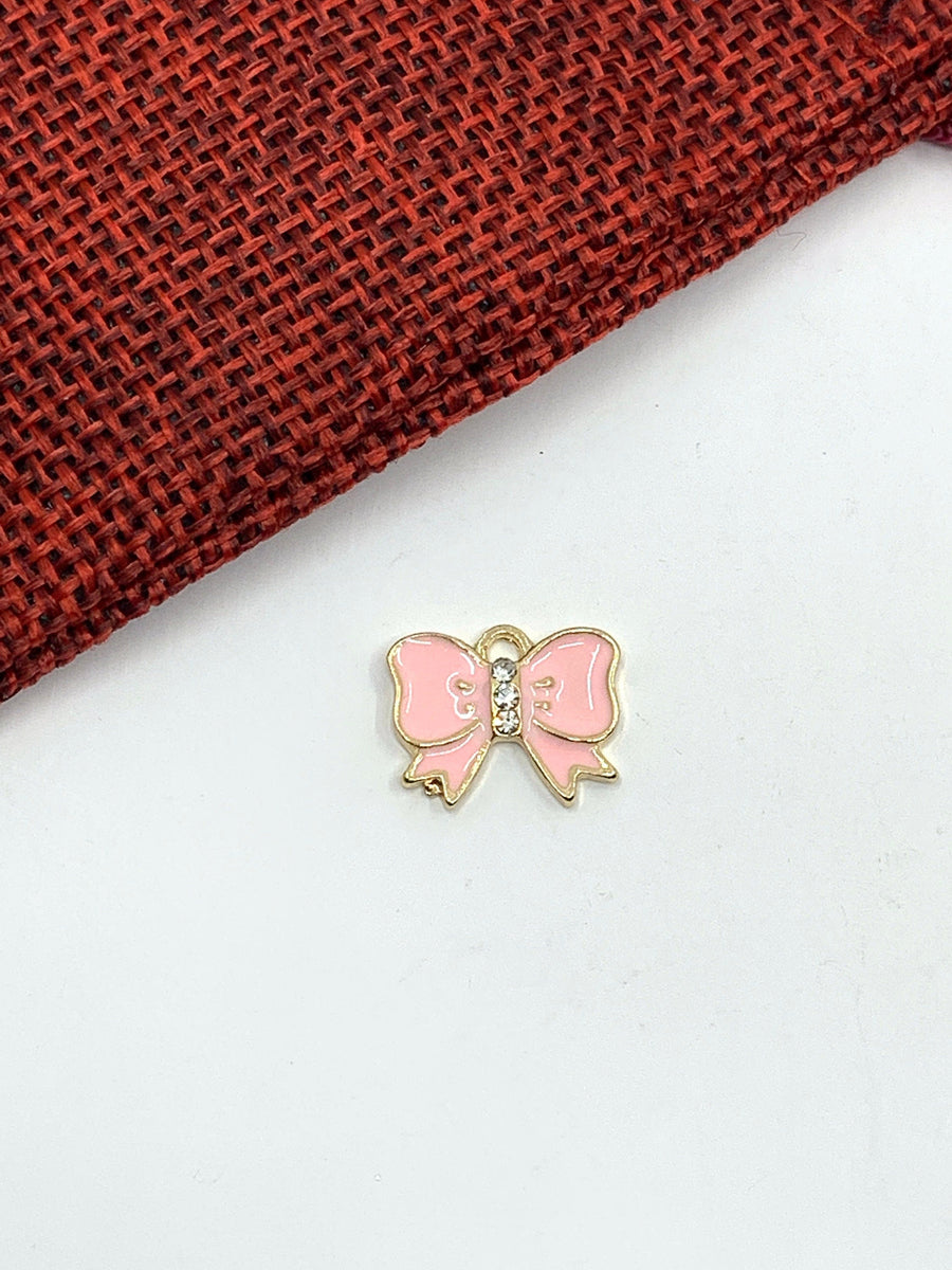 Enamel bow pendant Fashion Jewellery Outlet