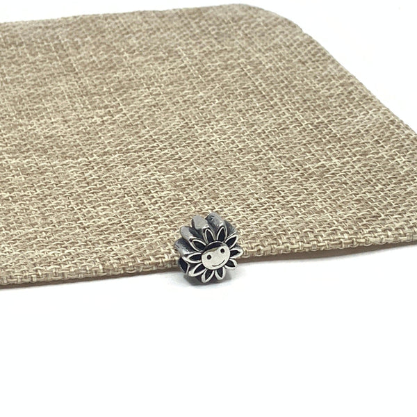 Stainless Steel Sunflower Bead | Fashion Jewellery Outlet