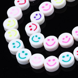 Smiley face rubber beads | Fashion Jewellery Outlet | Fashion Jewellery Outlet