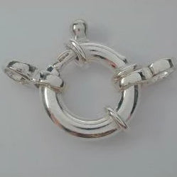 Sterling Silver Shiny Anchor Clasp 14mm | Fashion Jewellery Outlet | Fashion Jewellery Outlet