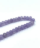 Lavender jade beads
