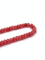 Corel pink jade beads