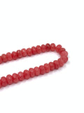 Corel pink jade beads