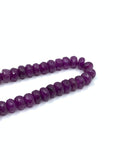 Purple jade beads
