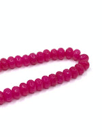 Neon Pink jade beads