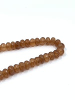 Latte brown jade beads