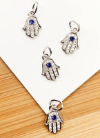 Sterling Silver Hamsa Charm | Fashion Jewellery Outlet