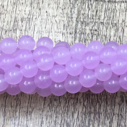 Light Lavender Jade Beads