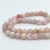 10mm pink opal beads