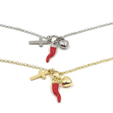 Cornicello Cross Heart bracelet | Fashion Jewellery Outlet