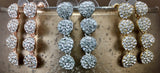 CZ 4 Round Tier CZ Stone Earrings Rose Gold | Fashion Jewellery Outlet | Fashion Jewellery Outlet