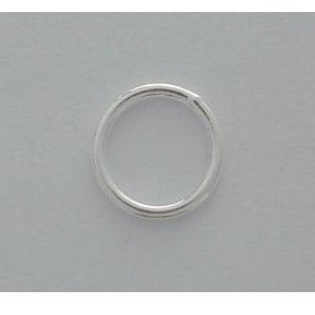 Sterling Silver Closed Jump Rings 7x0.7mm | Fashion Jewellery Outlet | Fashion Jewellery Outlet