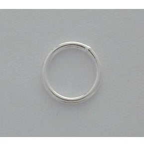Sterling Silver Closed Jump Rings 6x0.7mm | Fashion Jewellery Outlet | Fashion Jewellery Outlet
