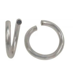 Sterling Silver Open Jump Rings 6X1mm | Fashion Jewellery outlet | Fashion Jewellery Outlet