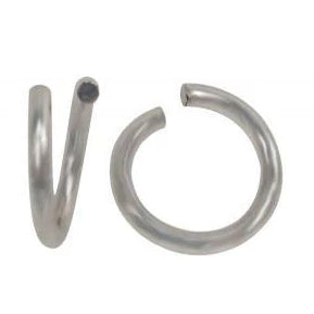 Sterling Silver Open Jump Rings 6X0.7mm | Fashion Jewellery Outlet | Fashion Jewellery Outlet