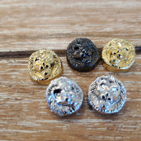 Pave Gold Lion Bead | Fashion Jewellery Outlet | Fashion Jewellery Outlet