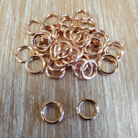 Brass Gold Plated Unsoldered Gold Jump Rings 7X0.8mm | Fashion Jewellery Outlet | Fashion Jewellery Outlet