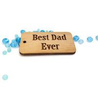 Gift for Dad Wood Charm - Wood Jewelry | Fashion Jewellery Outlet | Fashion Jewellery Outlet