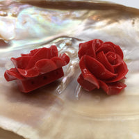 Red Rose Resin Bead | Fashion Jewellery Outlet | Fashion Jewellery Outlet
