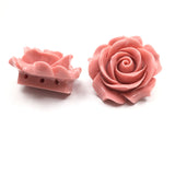 Light Pink Rose Resin Bead | Fashion Jewellery Outlet | Fashion Jewellery Outlet
