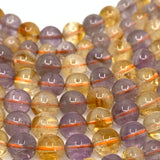 Ametrine Round Beads