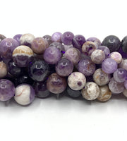Dog Tooth Amethyst Beads in 6mm, 8mm and 10mm