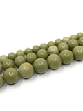 Avocado Jasper Beads in 6mm, 8mm and 10mm size.