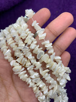 Mother of pearl shell chip beads