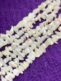 Mother of pearl shell chip beads