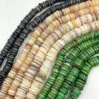 Natural Shell Heishi Beads
